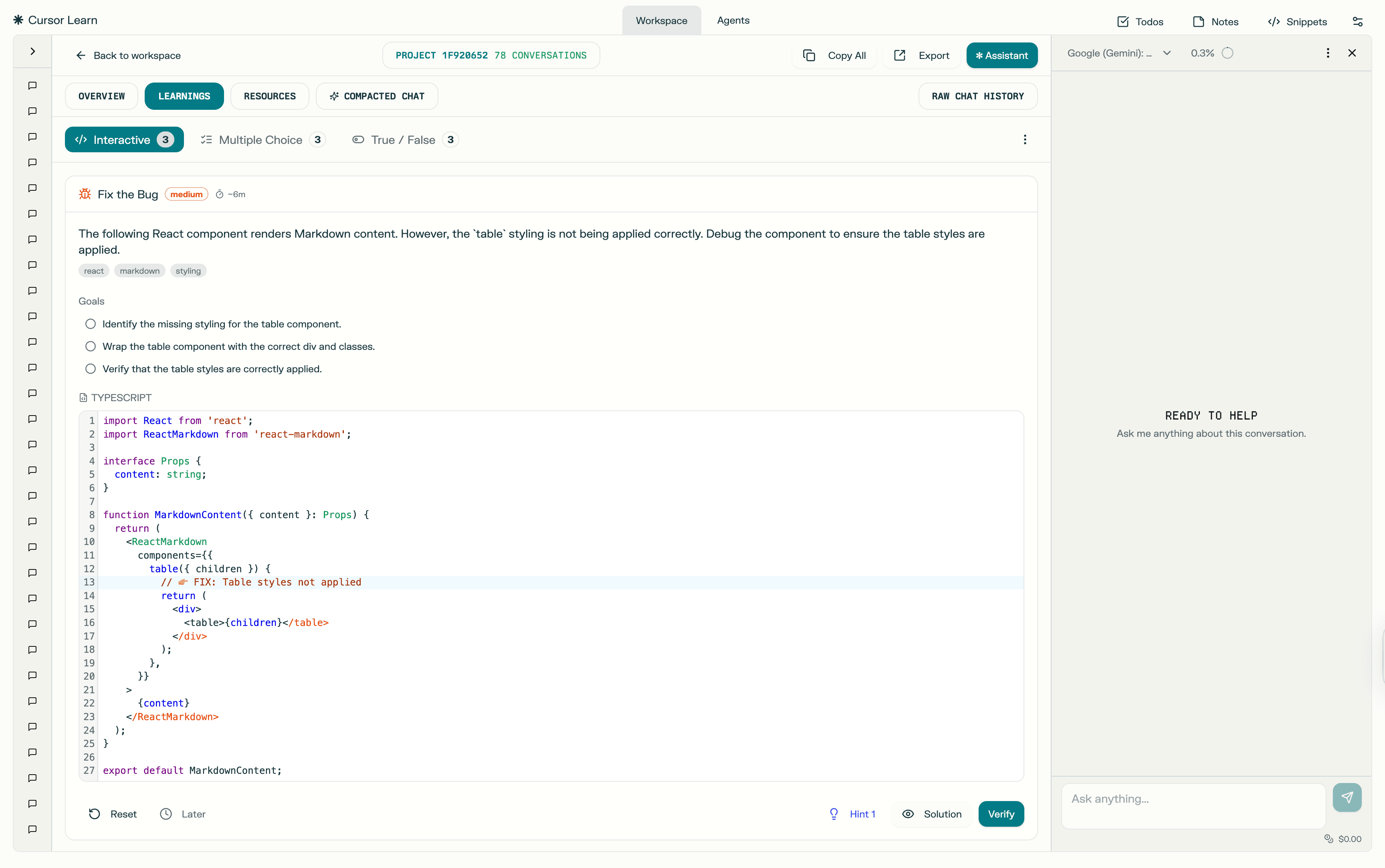Interactive Learning
